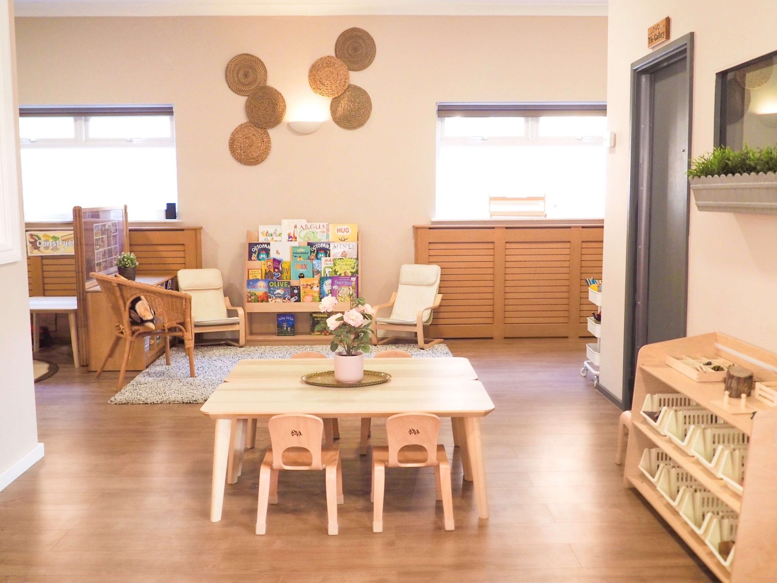 Learning and play area at Aplomb Day Nursery West Hendon designed for early years education.